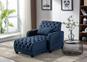 Navy high-quality fabric leisure barry sofa main photo