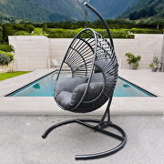 L007 High quality outdoor indoor wicker swing egg chair