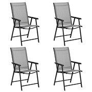 4-pack patio folding chairs portable for outdoor camping, beach main photo