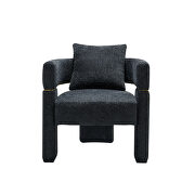 Mara (Dark Gray) Dark gray boucle upholstered accent chair
