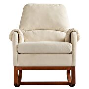 Modern comfortable velvet rocking chair for living room & reading room main photo