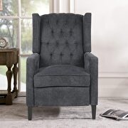 Chairone house arm pushing gray fabric recliner chair