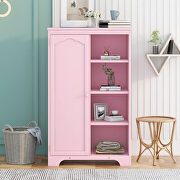 YX660 (Pink) Pink finish practical side cabinet