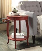 Aberta side table in red main photo