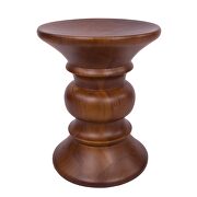 Madison Durable solid wood in a rich walnut finish side table