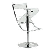Clear thick acrylic seat gas lift swivel bar/ counter stool main photo