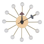 White pinwheel concept design clock main photo
