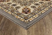 Crown 02 10858 Crown 5'2 x 7'2 Traditional Medallion Blue area rug