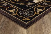 Crown 5'2 x 7'2 Traditional Floral Black area rug main photo