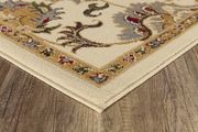 Crown 5'2 x 7'2 Traditional Medallion Ivory area rug