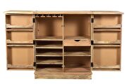 Solid wood bar cabinet / dining storage unit main photo