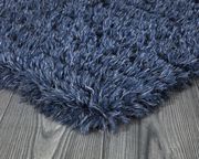 Silky Shag 108810 Silky Shag 7'10 x 10'2 Modern & Contemporary Solid Blue area rug