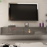 Wall-mounted contemporary glossy TV-Stand main photo