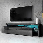 73 inch contemporary asymmetrical tv stand main photo