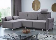 EU-made sectional in gray w/ storage and pull-out bed main photo