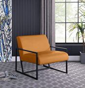Contemporary accent chair in industrial style main photo