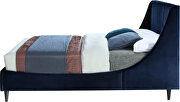 Contemporary wing back / tufted casual style full bed