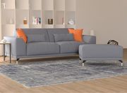 Ultra-modern low-profile EU-made sofa in gray main photo