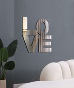 Love letters wall mirror in contemporary style main photo