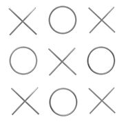 Xoxo (Silver) Elegant wall-art in silver