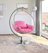 Acrylic swing bubble accent chair main photo