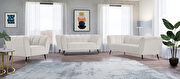 Low-profile channel tufted contemporary sofa main photo