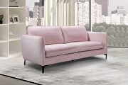 Velvet casual contemporary style living room sofa main photo
