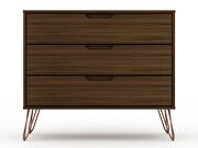 Rockefeller (Brown) 3-drawer brown dresser (set of 2)