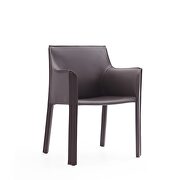 Vogue (Gray) Gray faux leather arm chair