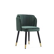 Zephyr (Green) Velvet  dining chair in hunter green