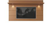 Floating wall tv panel 1.8 in maple cream main photo