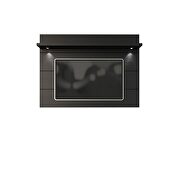 Cabrini III (Black) Floating wall tv panel 2.2 in black matte