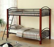 Fusion Twin metal post bunk bed