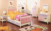 Captain pink/white bed, trundle, platform an drawers main photo