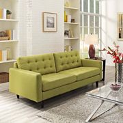 Quality wheatgrass fabric upholstered sofa