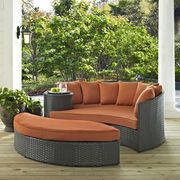 Patio/outdoor daybed + ottoman oval set