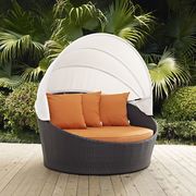 Convene (Orange) Patio canopy outdoor daybed