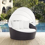 Convene (White) Patio canopy outdoor daybed
