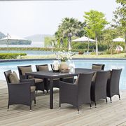 9 piece outside / patio table and chairs set main photo