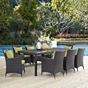 9 piece outside / patio table and chairs set main photo