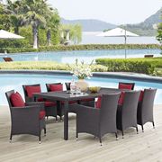 9 piece outside / patio table and chairs set