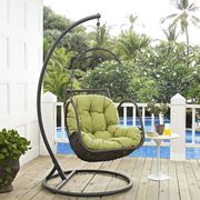 Arbor (Peridot) Wood swing outside / patio chair