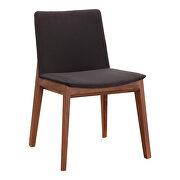 Deco (Black) Mid-century modern dining chair black-m2