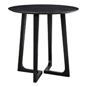 Mid-century modern bar table black ash main photo
