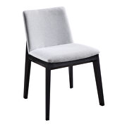 Mid-century modern ash dining chair light gray-m2 main photo