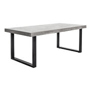 Contemporary outdoor dining table large main photo