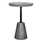 Contemporary outdoor accent table gray main photo