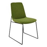 Ruth (Green) Retro dining chair green-m2