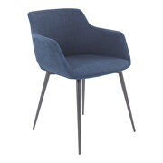 Retro arm chair blue-m2 main photo