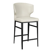 Delaney (Beige) Contemporary counter stool beige